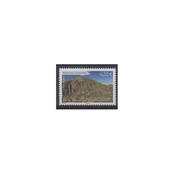 Buy this stamp of French Andorra of the year 2022 (Pic du Carrot).