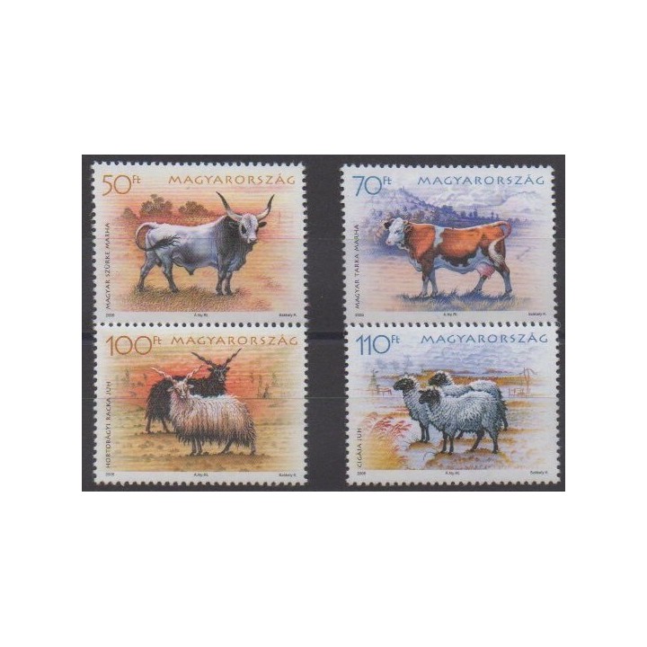 Buy this set of stamps of Hungary of the year 2005 (Nb 4062/4065).