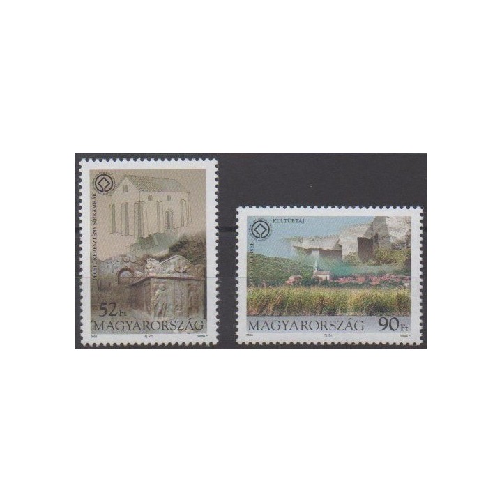 Buy this set of stamps of Hungary of the year 2006 (Nb 4093/4094).