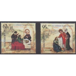 Acheter cette série de timbres de Hongrie de l'année 2007 (No 4185/4186).