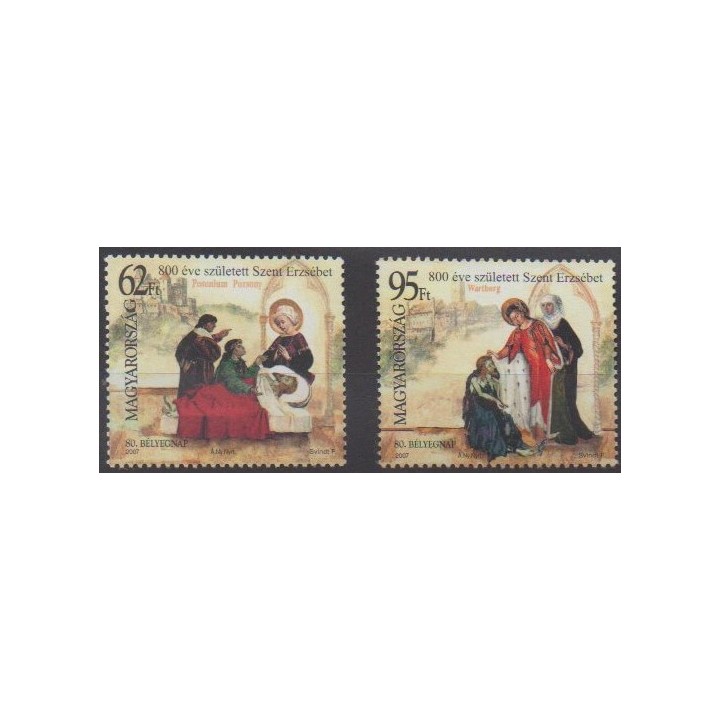 Buy this set of stamps of Hungary of the year 2007 (Nb 4185/4186).