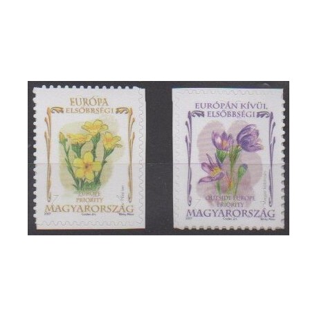 Hongrie - 2007 - No 4339/4340 - Fleurs