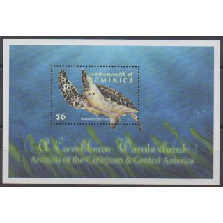 Buy this souvenir sheet  of Dominique of the year 2001 (Nb BF414).