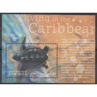 Buy this souvenir sheet  of Dominique of the year 2001 (Nb BF417).