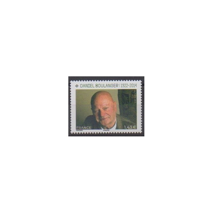 Buy this stamp of France of the year 2022 (Daniel Boulanger).