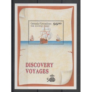 Timbres - Christophe Colomb - Grenadines - 1991 - No BF 210