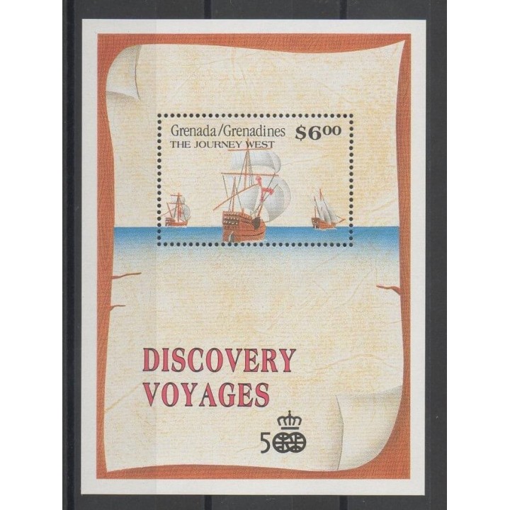 Timbres - Christophe Colomb - Grenadines - 1991 - No BF 210