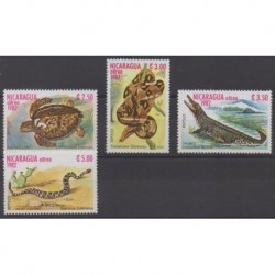 Nicaragua - 1982 - Nb PA1008/PA1011 - Reptils
