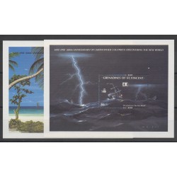 Saint Vincent (Grenadines) - 1992 - Nb BF 73/BF74 - Christopher Colombus