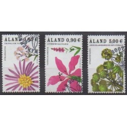Aland - 2007 - No 274/276 - Fleurs - Oblitérés