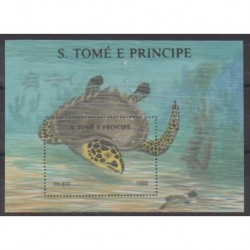Saint Thomas and Prince - 1992 - Nb BF123 - Turtles