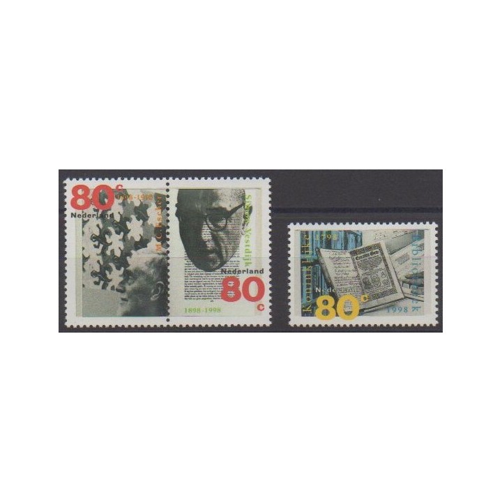 Buy this set of stamps of Netherlands of the year 1998 (Nb 1638/1640).