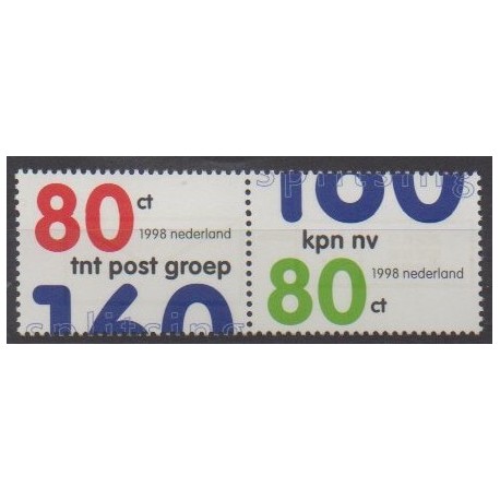 Pays-Bas - 1998 - No 1636/1637 - Service postal