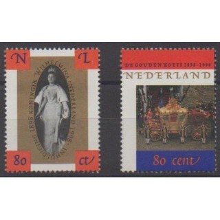 Acheter cette série de timbres des Pays-Bas de l'année 1998 (No 1641/1642).