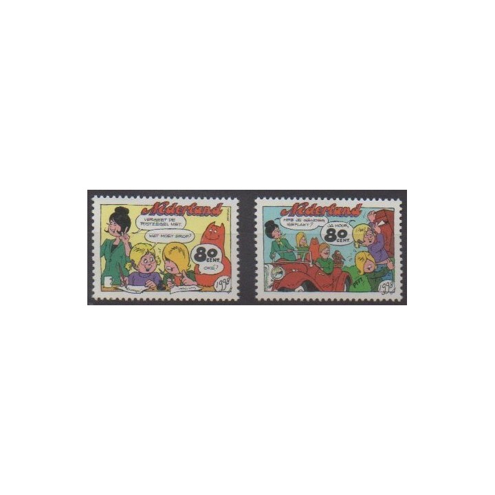 Buy this set of stamps of Netherlands of the year 1998 (Nb 1651/1652).