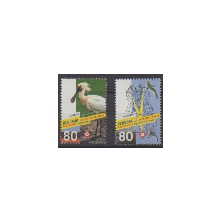 Buy this set of stamps of Netherlands of the year 1999 (Nb 1680/1681).