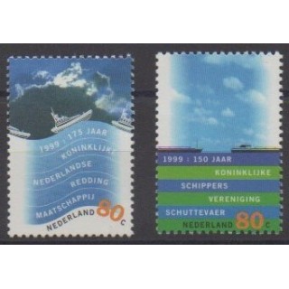 Buy this set of stamps of Netherlands of the year 1999 (Nb 1689/1690).