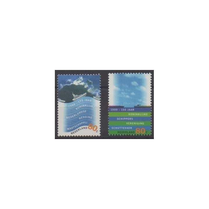 Acheter cette série de timbres des Pays-Bas de l'année 1999 (No 1689/1690).