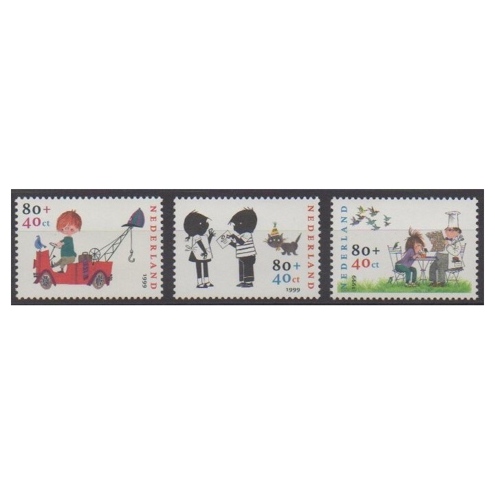 Buy this set of stamps of Netherlands of the year 1999 (Nb 1723/1725).
