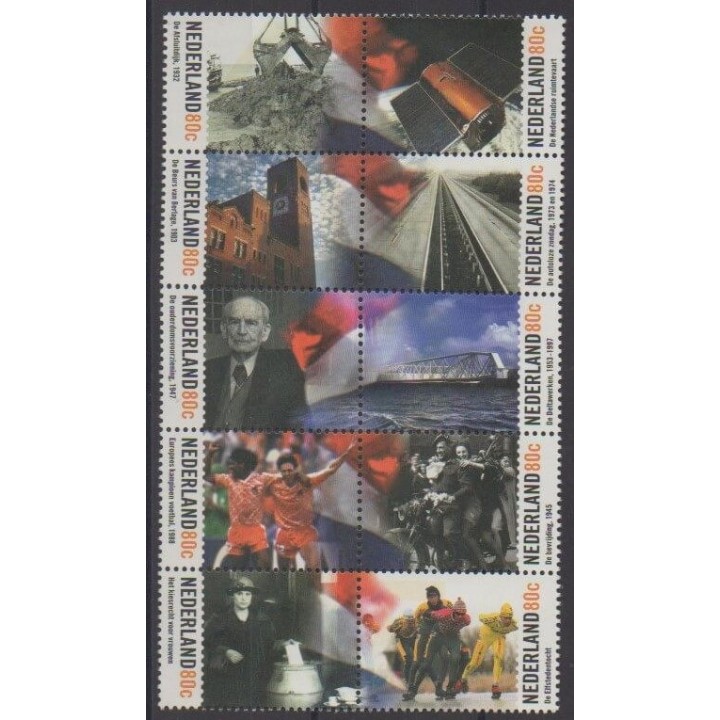 Buy this set of stamps of Netherlands of the year 1999 (Nb 1713/1722).