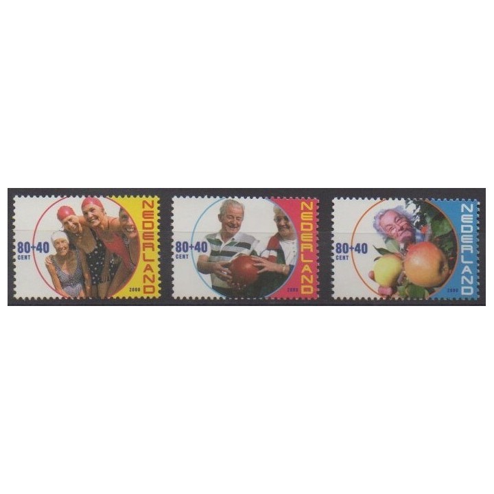 Buy this set of stamps of Netherlands of the year 2000 (Nb 1761/1763).
