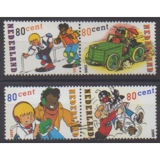 Acheter cette série de timbres des Pays-Bas de l'année 2000 (No 1789/1792).