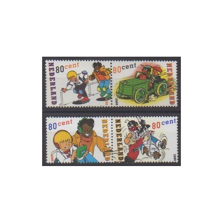 Acheter cette série de timbres des Pays-Bas de l'année 2000 (No 1789/1792).