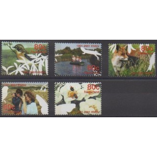 Acheter cette série de timbres des Pays-Bas de l'année 2001 (No 1809/1813).