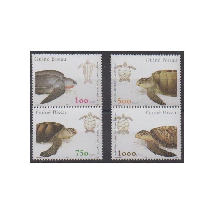 Acheter cette série de timbres de Guinée-Bissau de l'année 2001 (No 682/685).