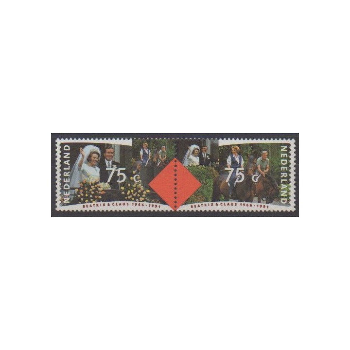 Acheter cette série de timbres des Pays-Bas de l'année 1991 (No 1370/1371).