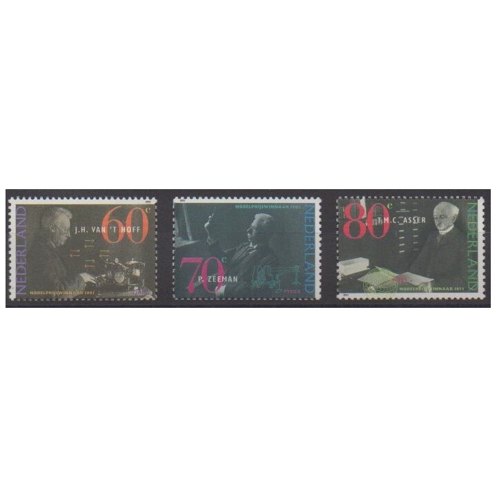 Buy this set of stamps of Netherlands of the year 1991 (Nb 1382/1384).