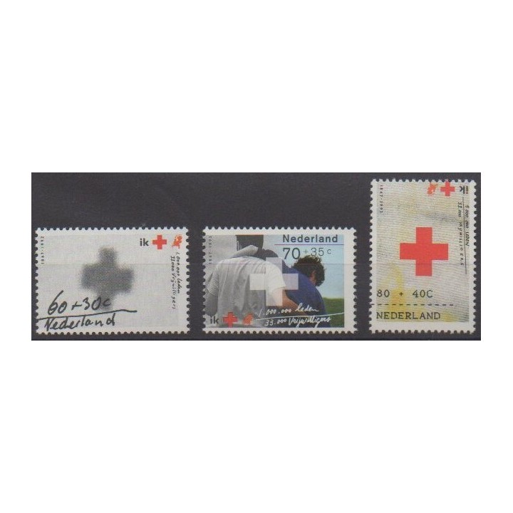 Acheter cette série de timbres des Pays-Bas de l'année 1992 (No 1410/1412).