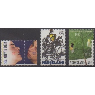 Buy this set of stamps of Netherlands of the year 1993 (Nb 1427/1429).