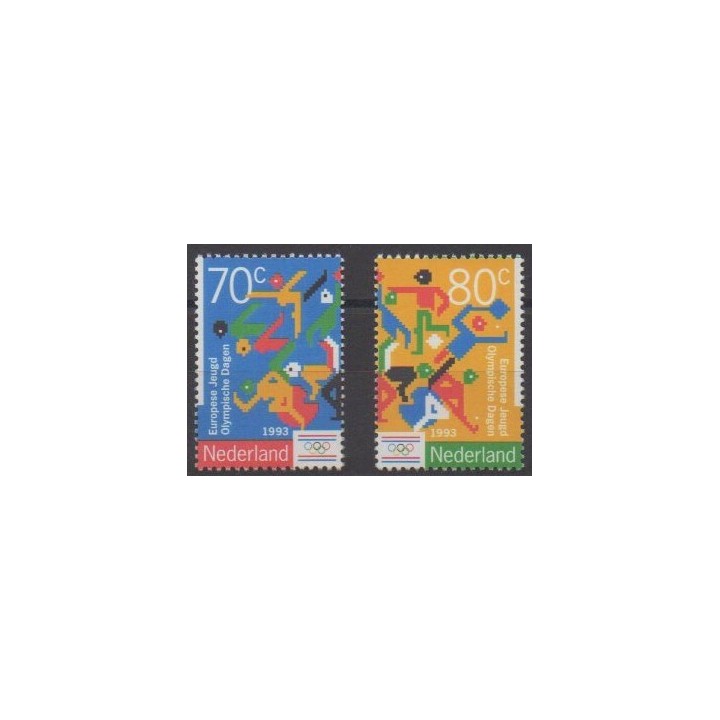 Buy this set of stamps of Netherlands of the year 1993 (Nb 1443/1444).