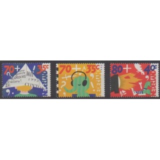 Buy this set of stamps of Netherlands of the year 1993 (Nb 1456/1458).