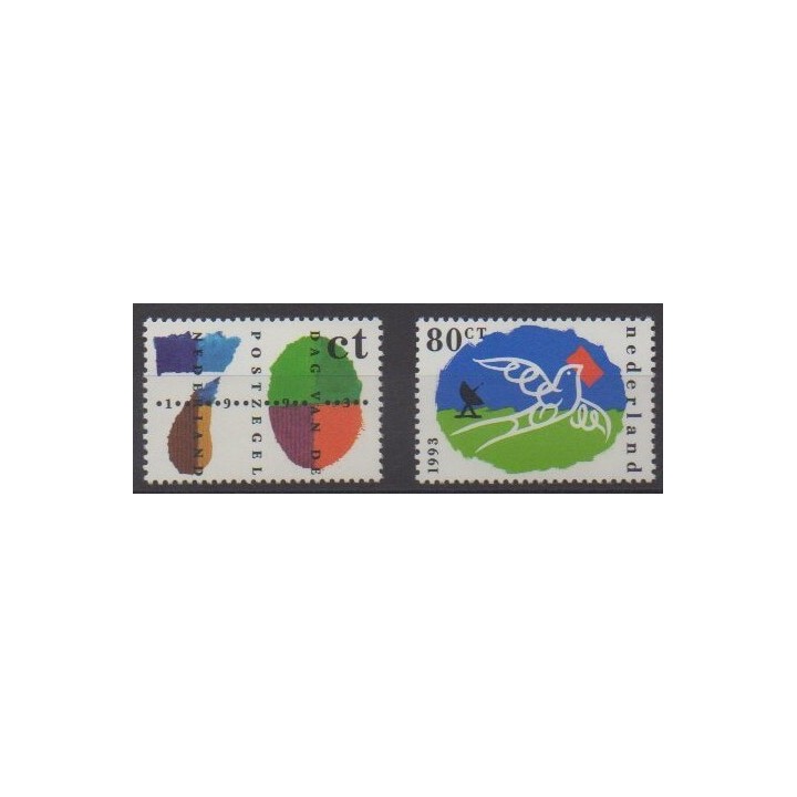 Buy this set of stamps of Netherlands of the year 1993 (Nb 1454/1455).