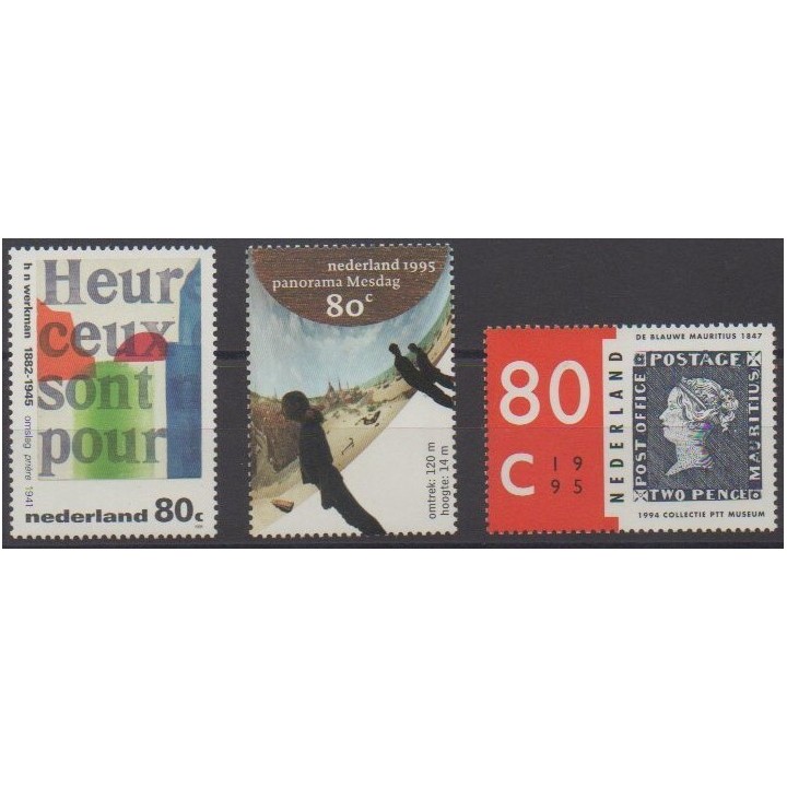 Buy this set of stamps of Netherlands of the year 1995 (Nb 1496/1498).
