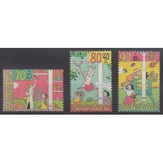 Acheter cette série de timbres des Pays-Bas de l'année 1994 (No 1489/1491).