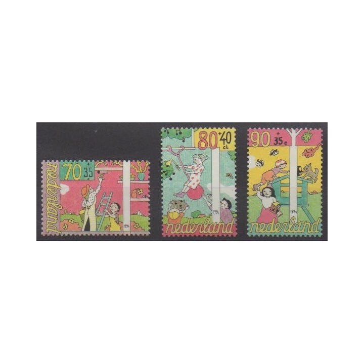 Buy this set of stamps of Netherlands of the year 1994 (Nb 1489/1491).