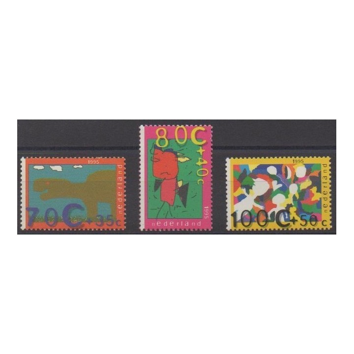 Acheter cette série de timbres des Pays-Bas de l'année 1995 (No 1522/1524).