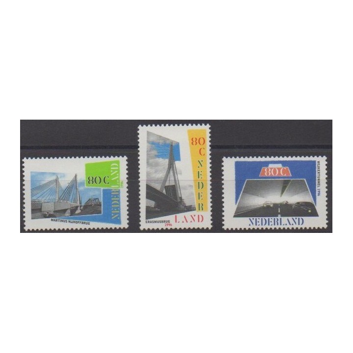 Acheter cette série de timbres des Pays-Bas de l'année 1996 (No 1549/1551).