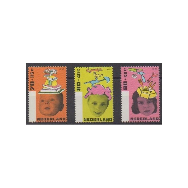 Buy this set of stamps of Netherlands of the year 1996 (Nb 1560/1562).