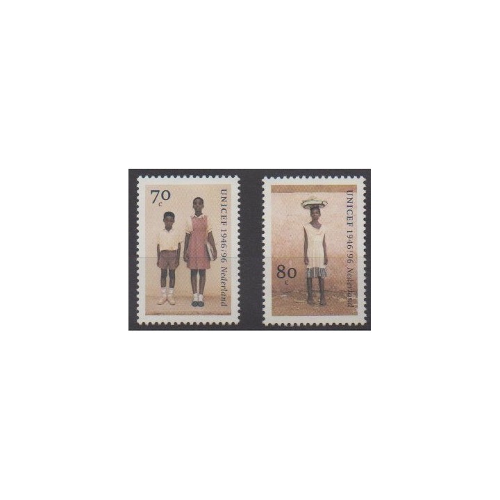 Acheter cette série de timbres des Pays-Bas de l'année 1996 (No 1554/1555).