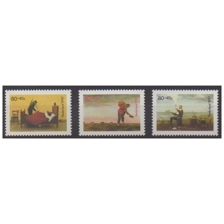 Buy this set of stamps of Netherlands of the year 1997 (Nb 1605/1607).