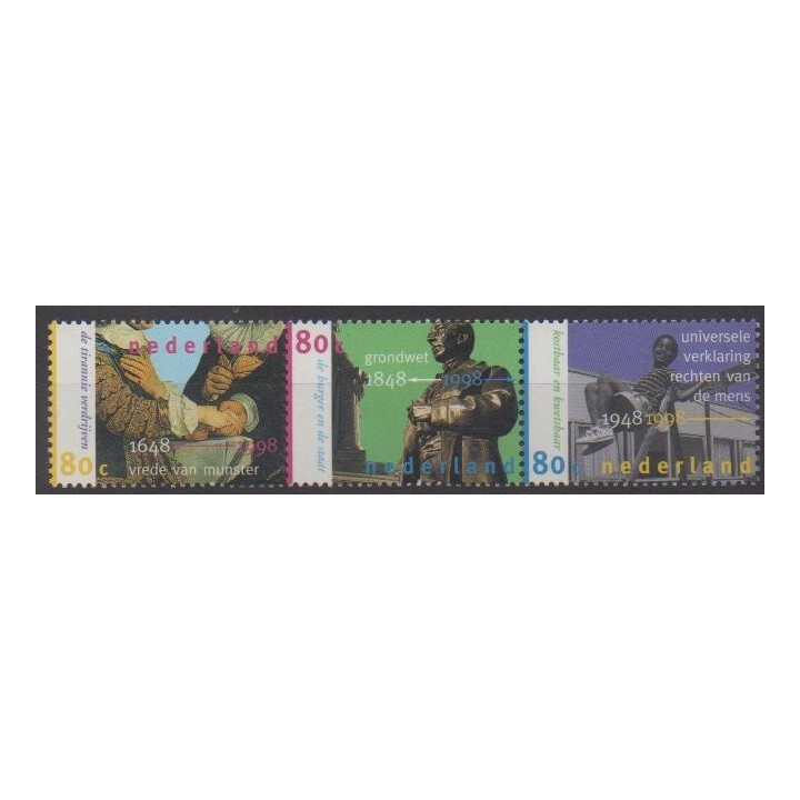 Acheter cette série de timbres des Pays-Bas de l'année 1998 (No 1623/1625).