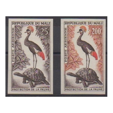 Mali - 1963 - No PA19/PA20 ND - Tortues - Oiseaux