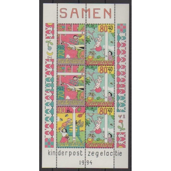 Acheter ce bloc-feuillet des Pays-Bas de l'année 1994 (No BF42).
