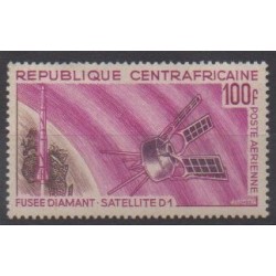 Central African Republic - 1966 - Nb PA45 - Space