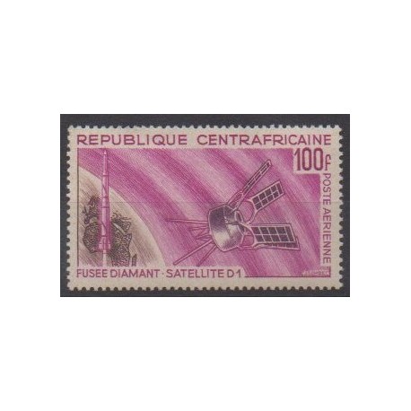 Central African Republic - 1966 - Nb PA45 - Space
