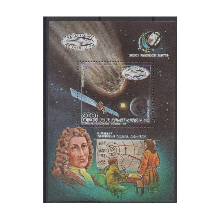 Buy this souvenir sheet  of Central African Republic of the year 1985 (Nb BF82).
